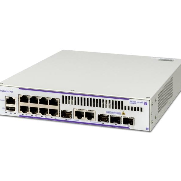 Alcatel-Lucent PoE+ Switch OmniSwitch OS6465T-P12 10 Port