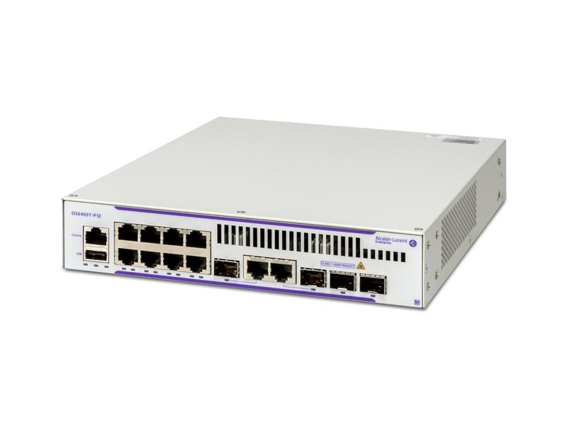 Alcatel-Lucent PoE+ Switch OmniSwitch OS6465T-P12 10 Port