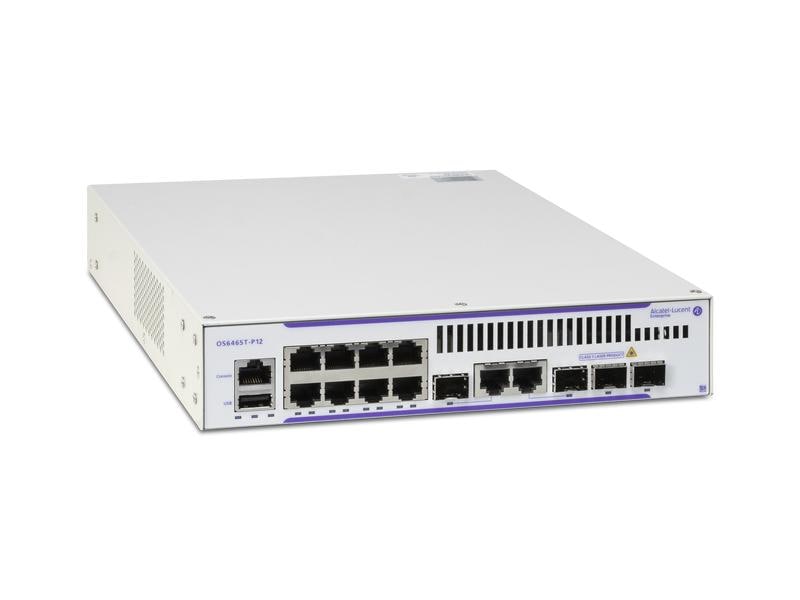 Alcatel-Lucent PoE+ Switch OmniSwitch OS6465T-P12 10 Port