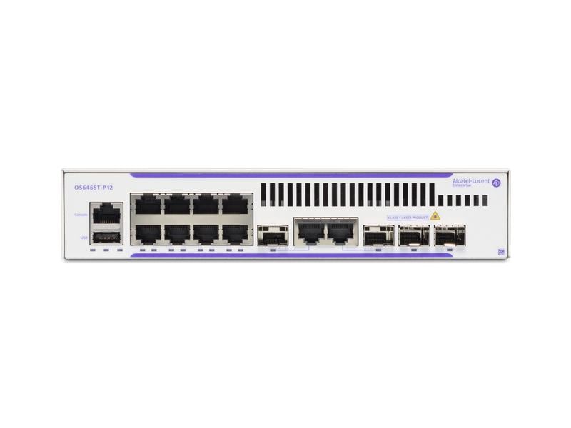 Alcatel-Lucent PoE+ Switch OmniSwitch OS6465T-P12 10 Port
