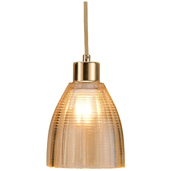 Pauleen Pendelleuchte Gleaming Gold 1x E27, Gold / Messing