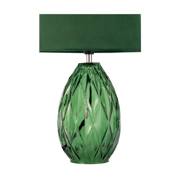 Pauleen Tischleuchte Crystal Velvet 1x E14 Grün