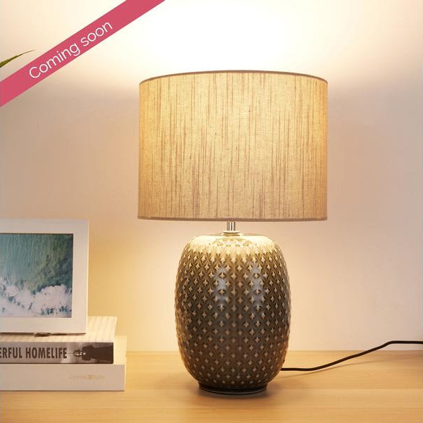 Pauleen Tischleuchte Pretty Classy 1x E27 Dunklelgrau/Beige