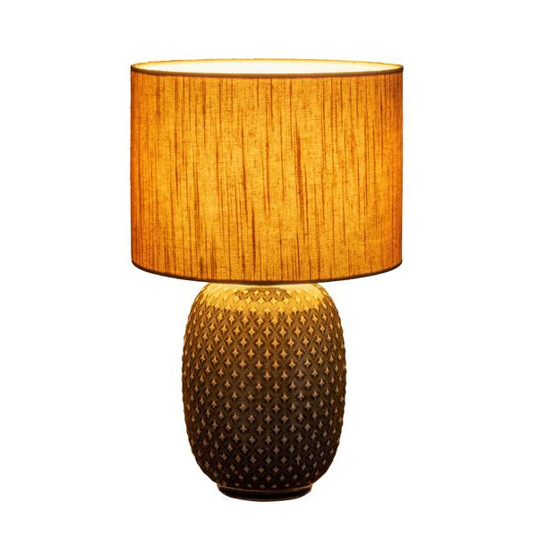 Pauleen Tischleuchte Pretty Classy 1x E27 Dunklelgrau/Beige