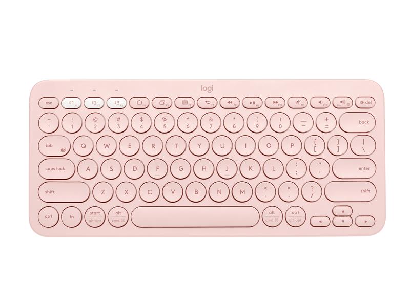 Logitech Bluetooth-Tastatur K380 Multi-Device Rosa