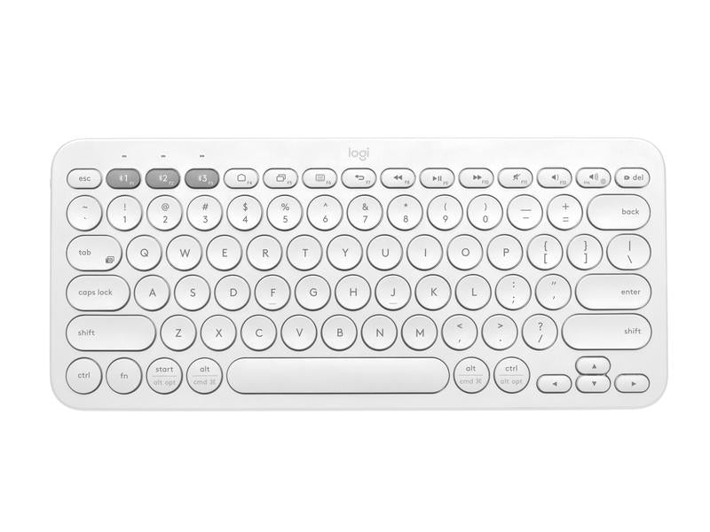 Logitech Bluetooth-Tastatur K380 Multi-Device Weiss