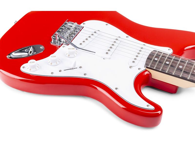 MAX E-Gitarre GigKit Rot