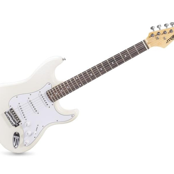 MAX E-Gitarre GigKit Weiss