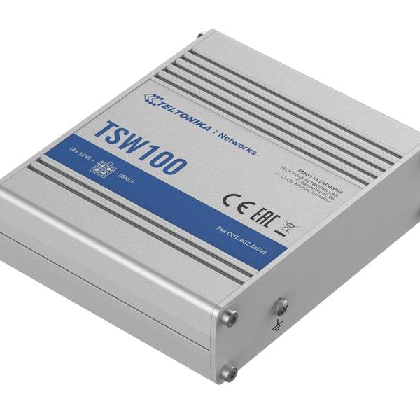Teltonika Rail PoE+ Switch TSW100 5 Port