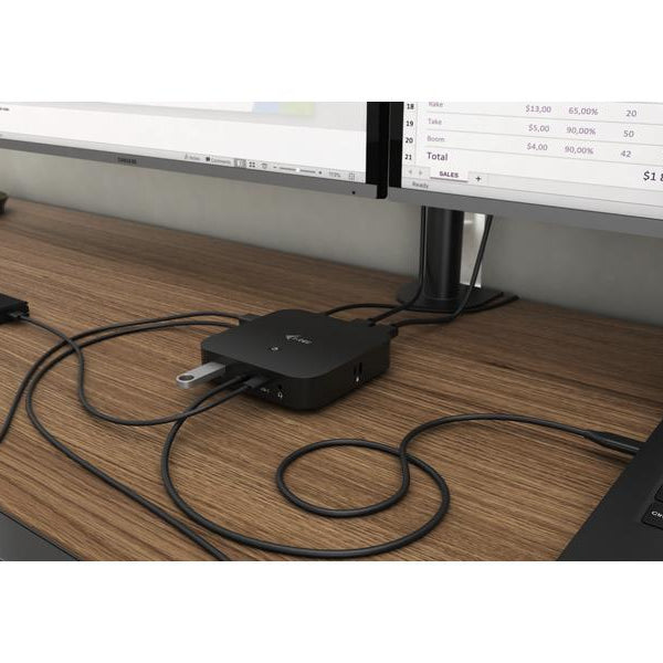 i-tec Dockingstation USB-C HDMI DP Dual PD 100W + UC 112 W