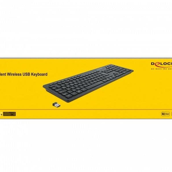 Delock Funk-Tastatur 12004 Wireless Silent