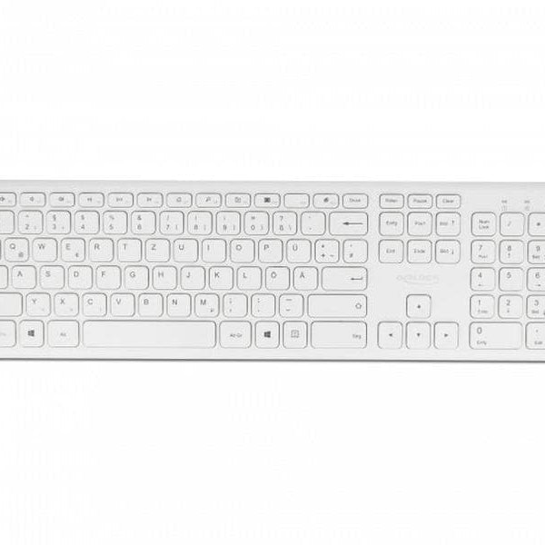 Delock Tastatur-Maus-Set 12703 Wireless Weiss