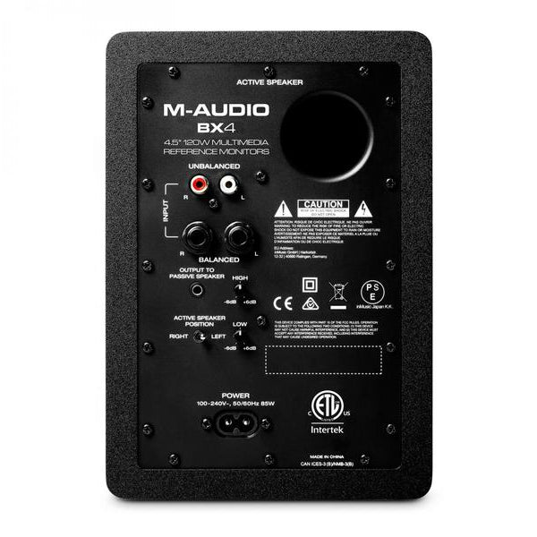 M-Audio Studiomonitore BX4BT Schwarz