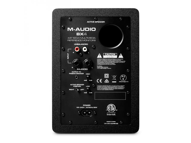 M-Audio Studiomonitore BX4BT Schwarz