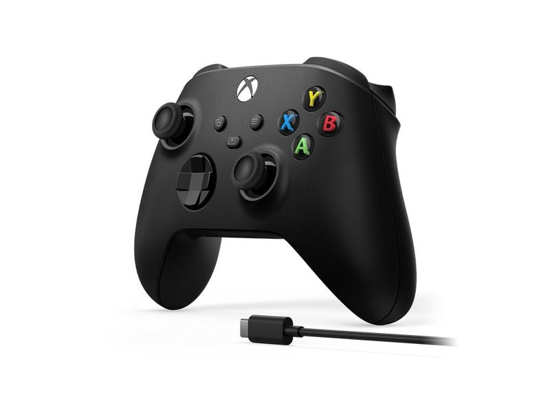 Microsoft Xbox Wireless Controller Carbon Black + USB-C Kabel