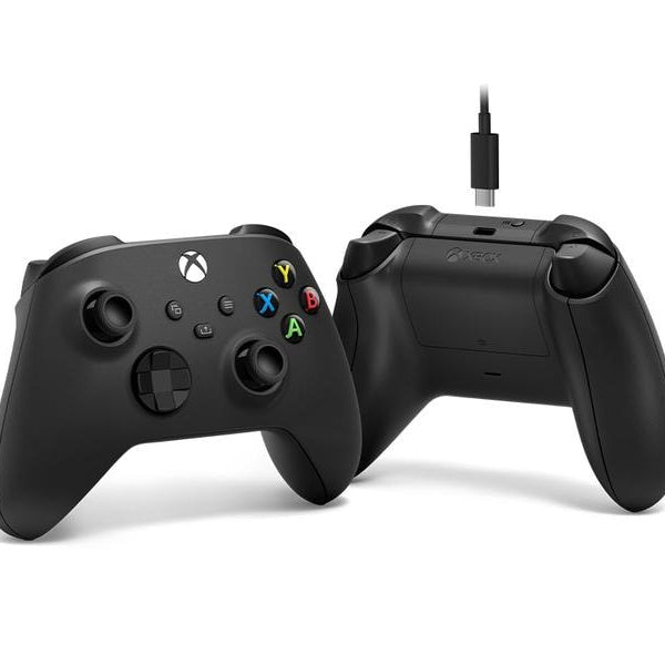Microsoft Xbox Wireless Controller Carbon Black + USB-C Kabel