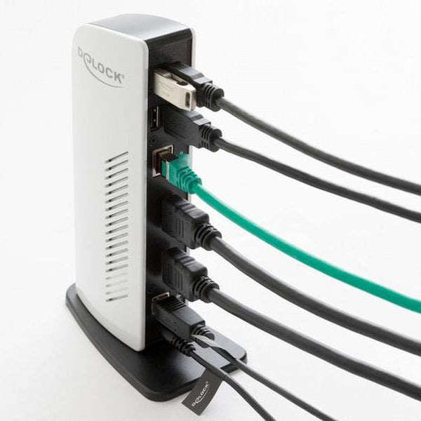 Delock Dockingstation USB-A/C – USB/LAN/2xHDMI Full-HD