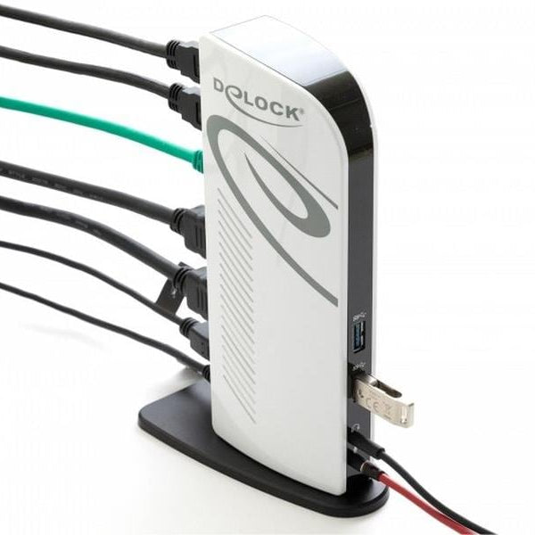 Delock Dockingstation USB-A/C – USB/LAN/2xHDMI Full-HD
