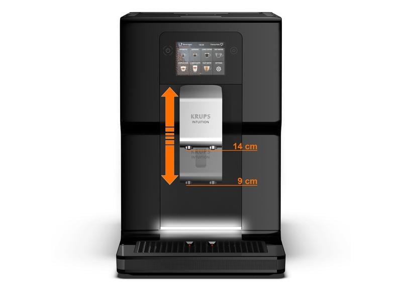 Krups Kaffeevollautomat Intuition Preference EA8738 Schwarz