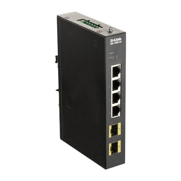 D-Link Rail Switch DIS-100G-6S 6 Port