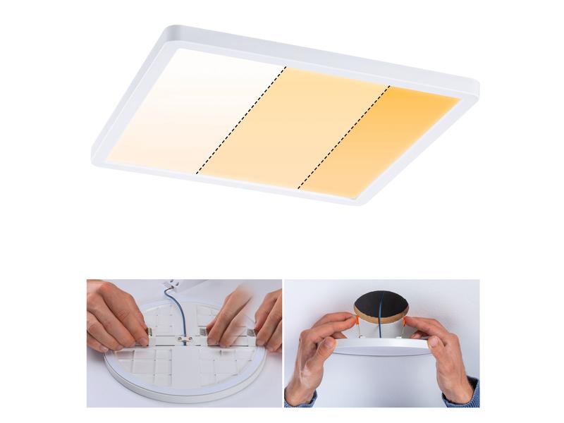 Paulmann Einbauleuchte Areo VariFit 230 x 230 2000-4000 K, Weiss