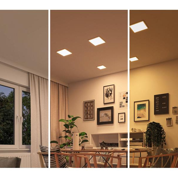 Paulmann Einbauleuchte Areo VariFit 230 x 230 2000-4000 K, Weiss