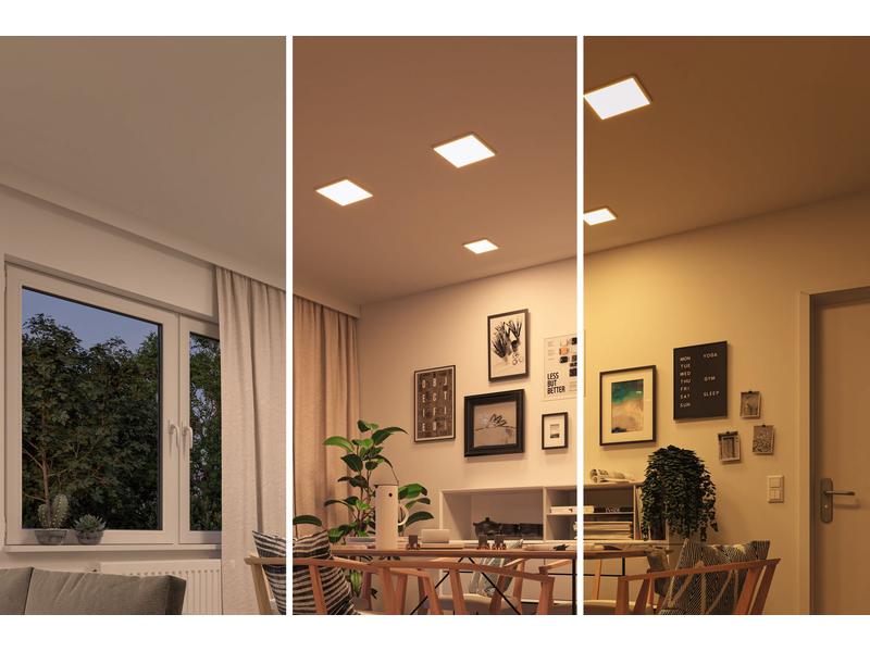 Paulmann Einbauleuchte Areo VariFit 230 x 230 2000-4000 K, Weiss