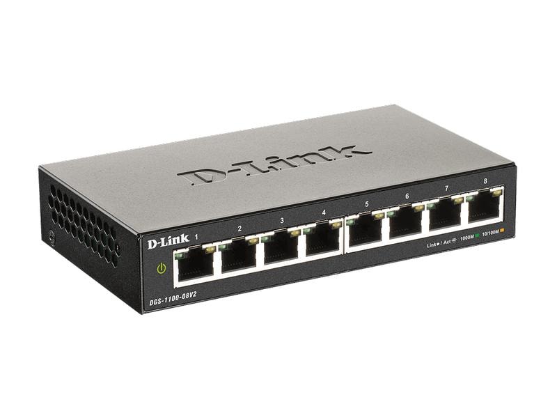 D-Link Switch DGS-1100-08V2 8 Port
