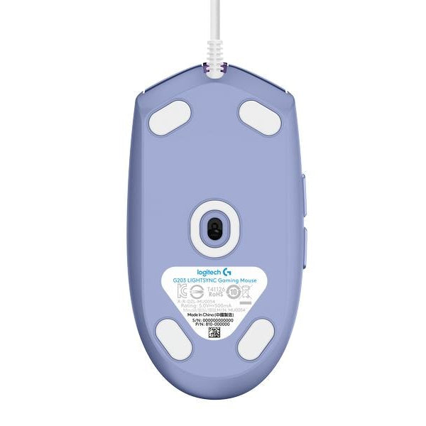 Logitech Gaming-Maus G203 Lightsync Lila