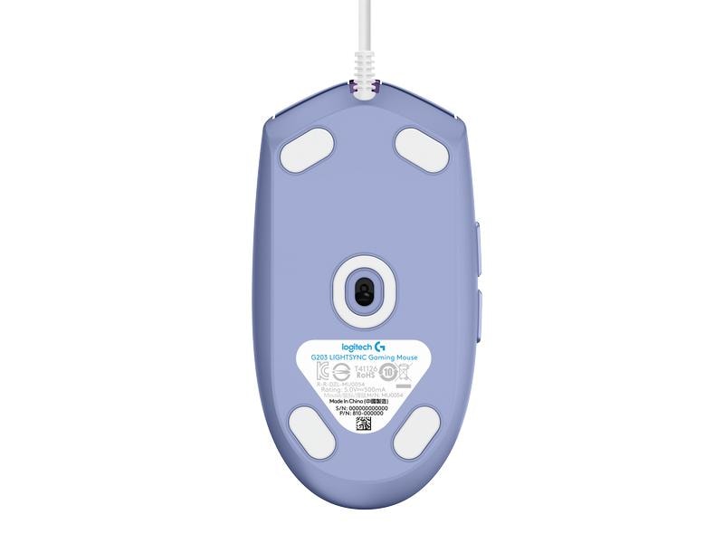 Logitech Gaming-Maus G203 Lightsync Lila