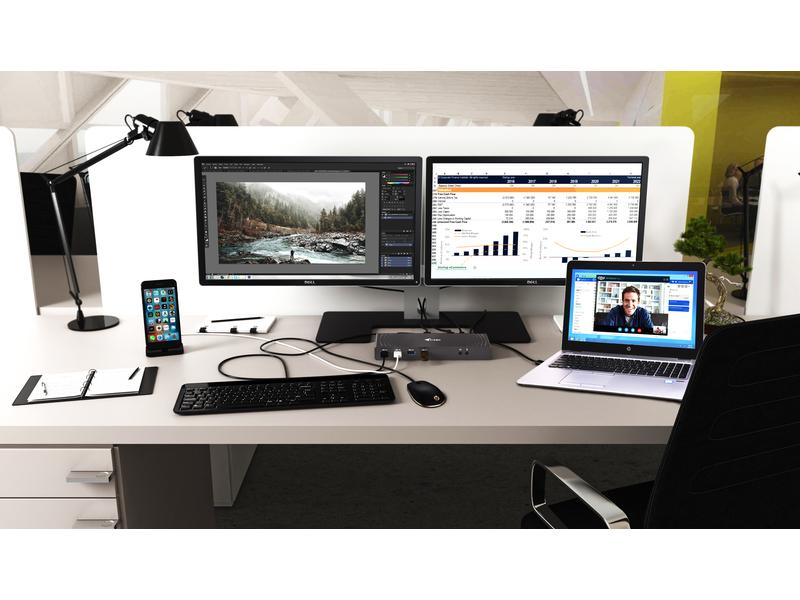 I-tec USB 3.0 / USB-C Dual Display Docking Station