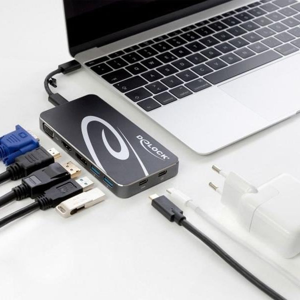 Delock Dockingstation USB Typ-C – HDMI/DP/VGA/USB-Hub/PD