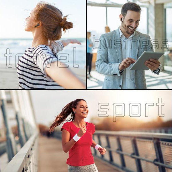 4smarts True Wireless In-Ear-Kopfhörer Pebble Pink