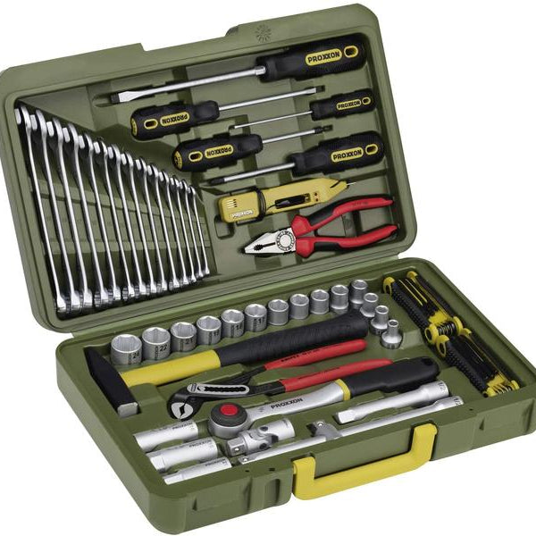 Proxxon Industrial Werkzeugkoffer PKW- und Universalwerkzeugkoffer 47-teilig