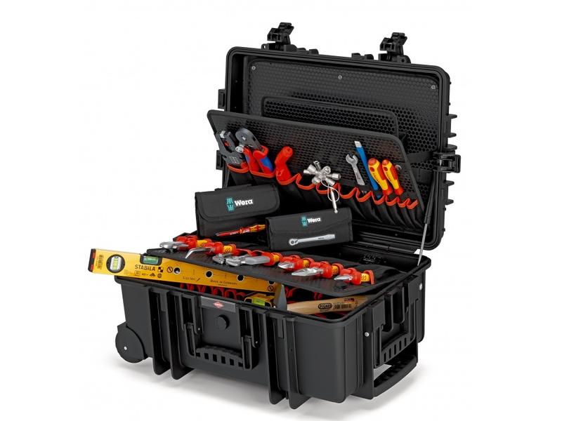 Knipex Werkzeugkoffer «Robust45» Elektro 63-teilig