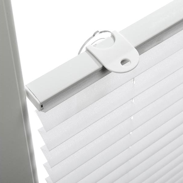 Gardinia Plissée Solo mit Saugnäpfen, blickdicht 50 x 130 cm, Weiss