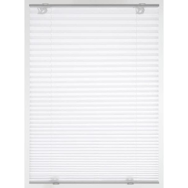 Gardinia Plissée Solo mit Saugnäpfen, blickdicht 50 x 130 cm, Weiss