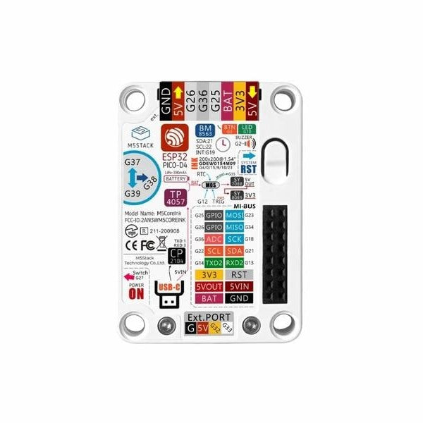 M5 Stack Entwicklerboard ESP32 Core Ink Development Kit 1.5