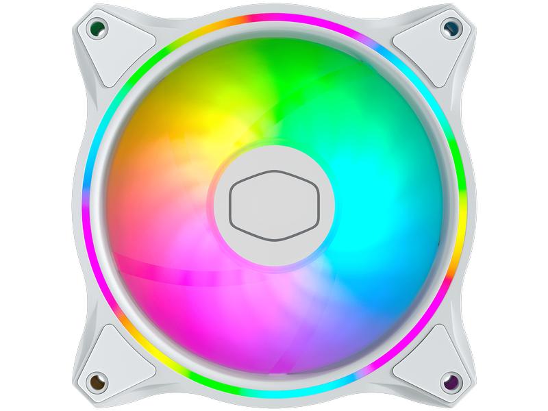 Cooler Master PC-Lüfter MF120 Halo 3 In 1 Weiss