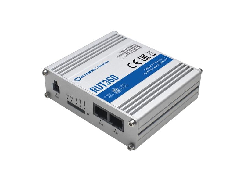 Teltonika LTE-Industrierouter RUT360 Cat.6 LTE/3G/2G