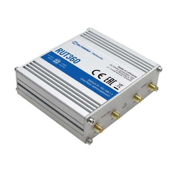 Teltonika LTE-Industrierouter RUT360 Cat.6 LTE/3G/2G