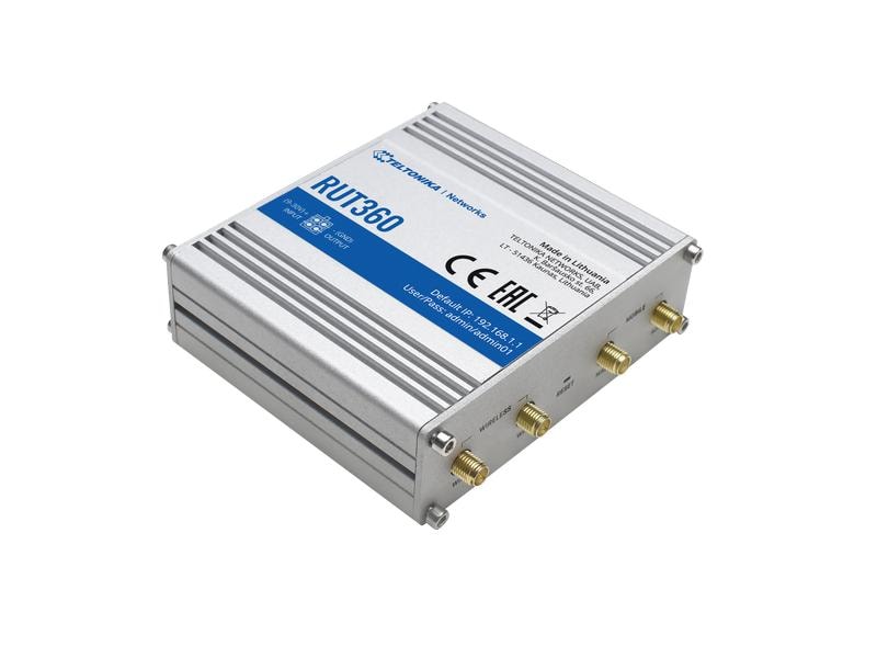 Teltonika LTE-Industrierouter RUT360 Cat.6 LTE/3G/2G