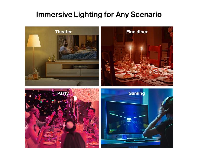 TP-Link Leuchtmittel Tapo L530E 2 Stück, mehrfarbig