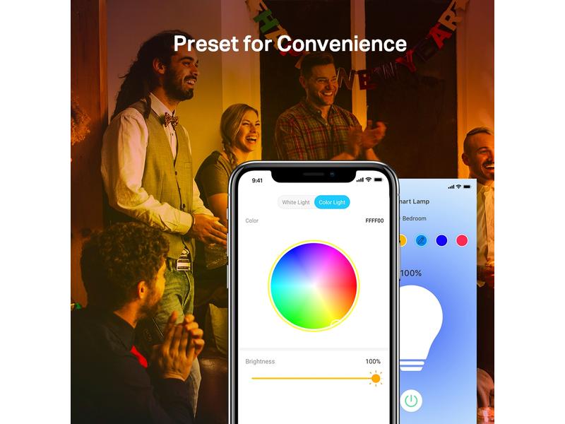 TP-Link Leuchtmittel Tapo L530E 2 Stück, mehrfarbig