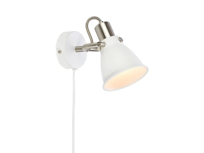 Markslöjd Wandleuchte Alton 1L 1x E14, Weiss