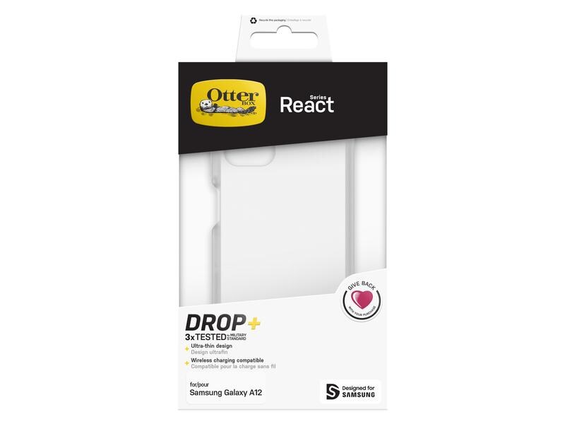 Otterbox Back Cover React Galaxy A12 Transparent