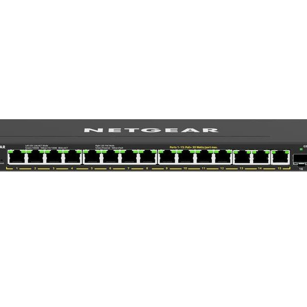 Netgear PoE+ Switch GS316EP-100PES 16 Port