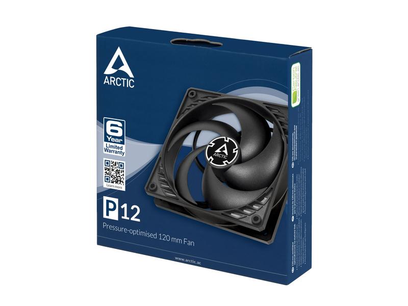 Arctic Cooling PC-Lüfter P12 Schwarz