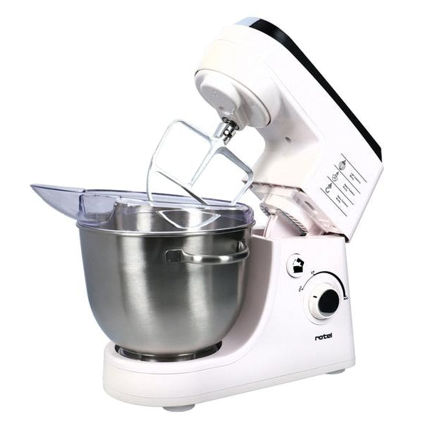 Rotel Küchenmaschine Power Mix 441 Silber/Weiss