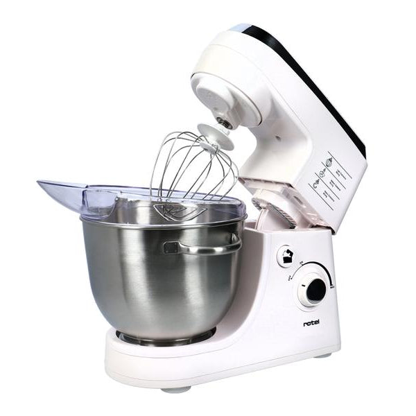 Rotel Küchenmaschine Power Mix 441 Silber/Weiss